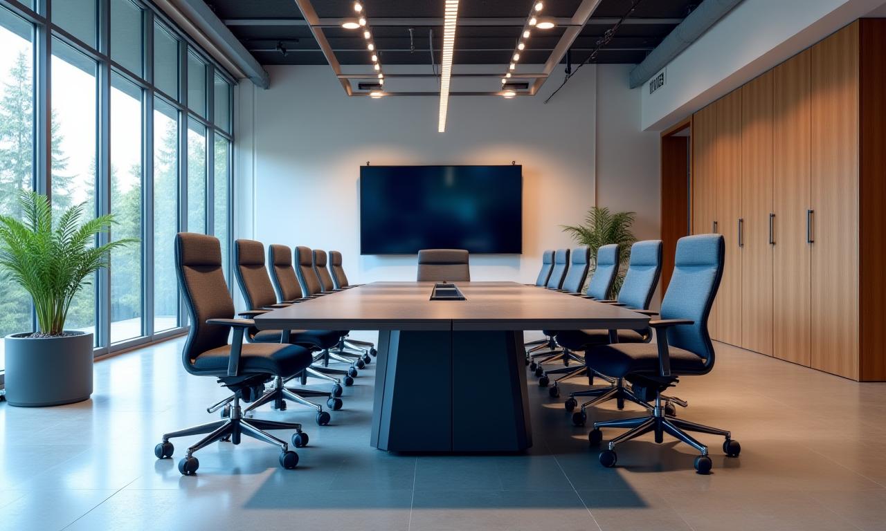 Spacious corporate office fully furnished with Kaizen Kagu products.